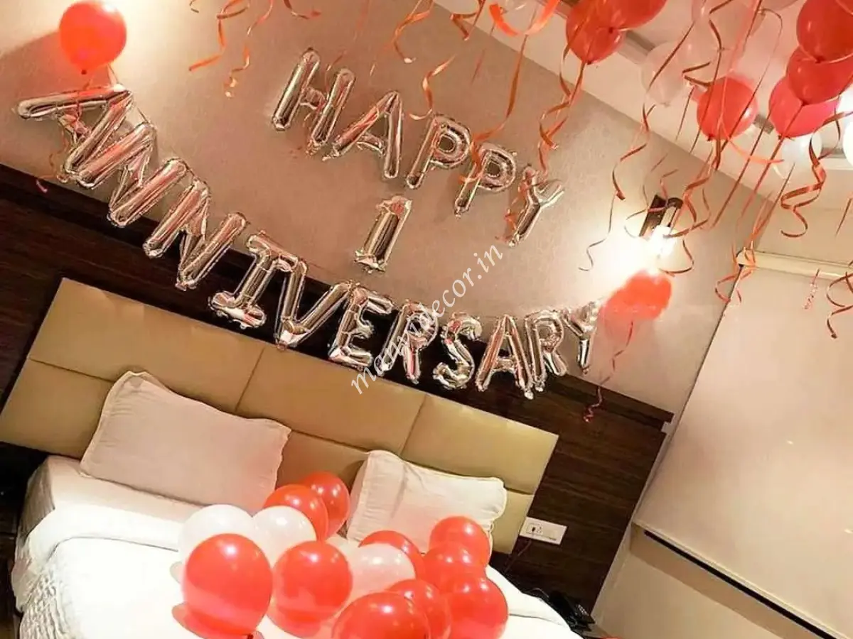 Anniversary Room Decoration for Surprise