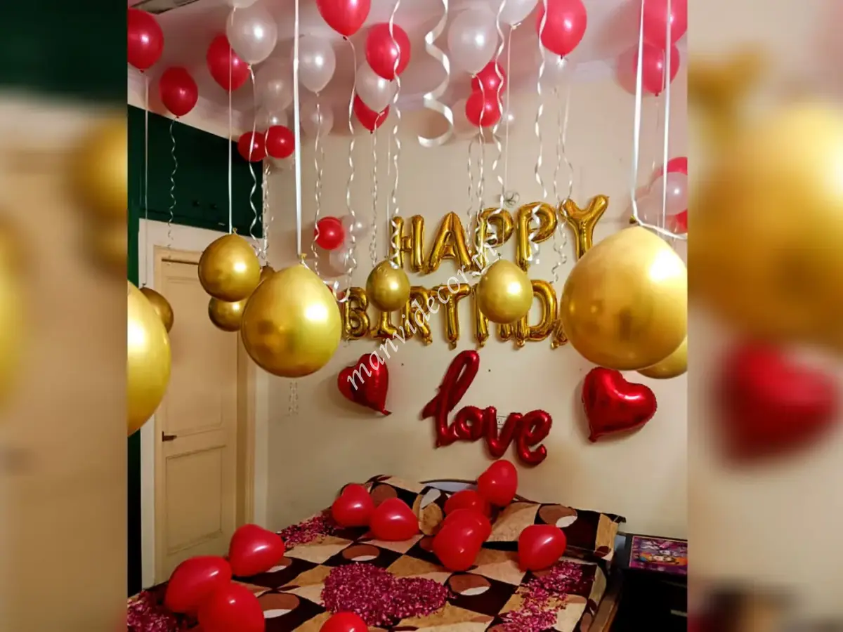 Birthday surprise for wife