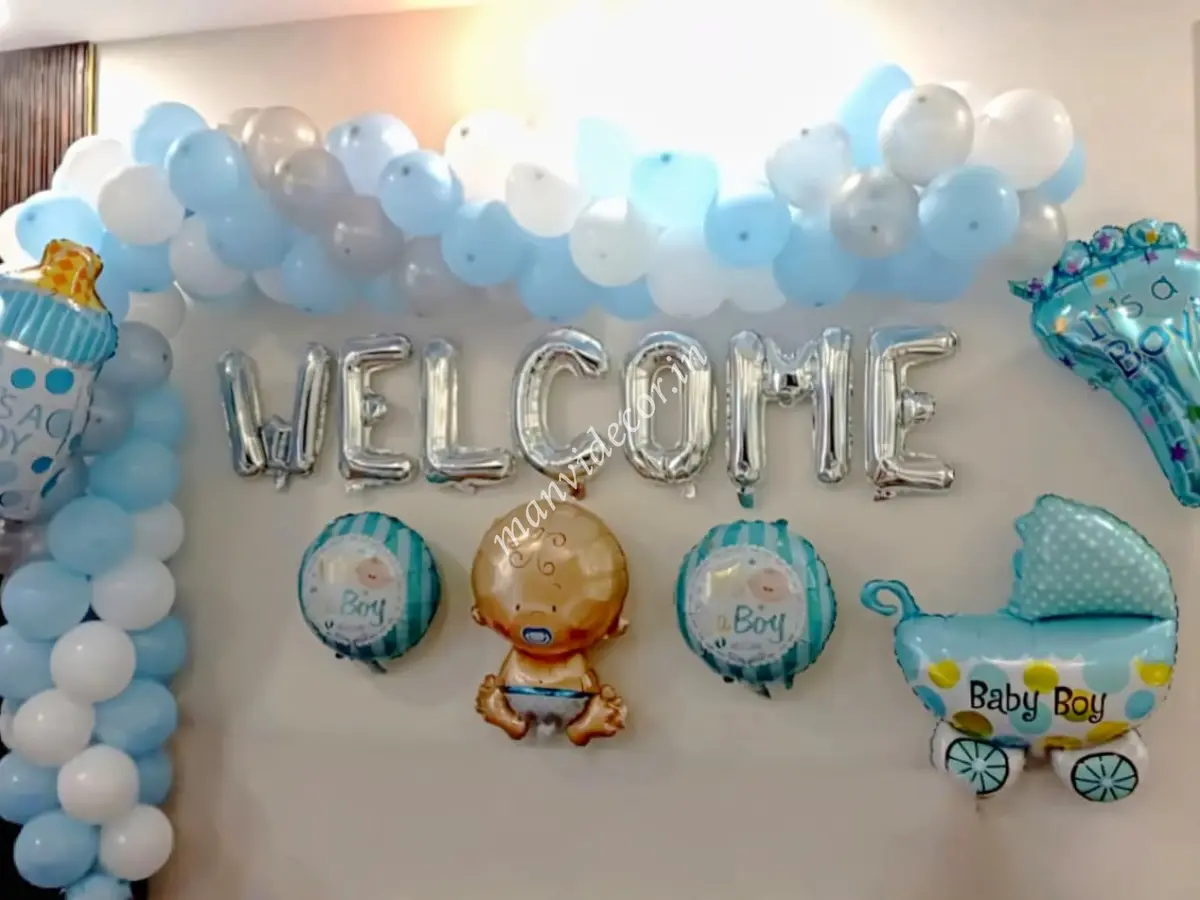 Baby Boy Welcome Wall Decoration
