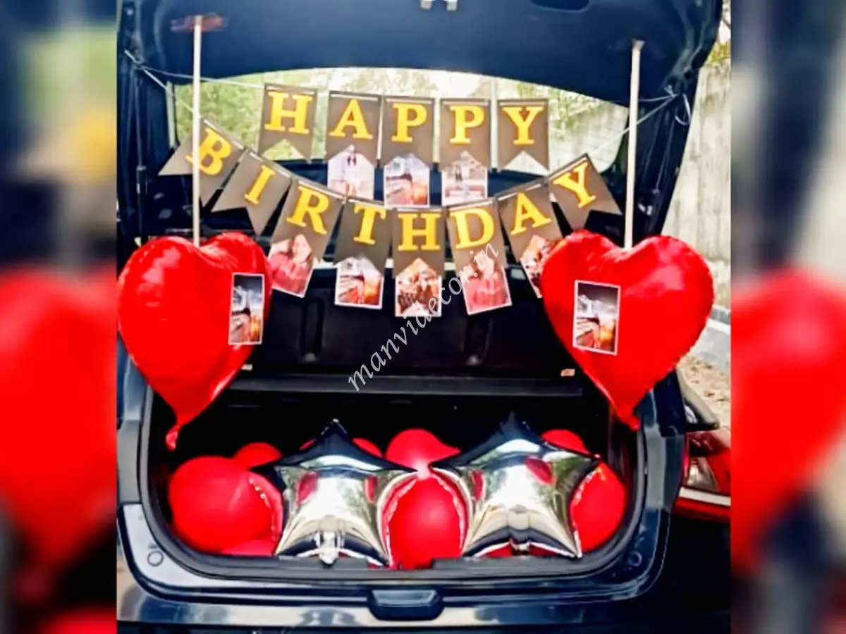 Car Boot Decoration For Birthday