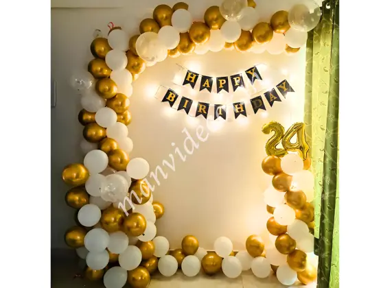Golden & White Theme Decoration