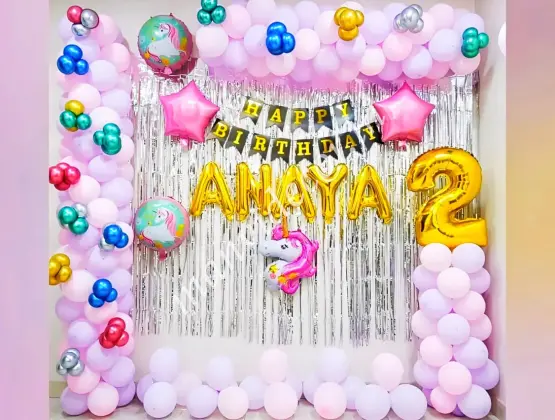 Unicorn Pink Balloon Decoration