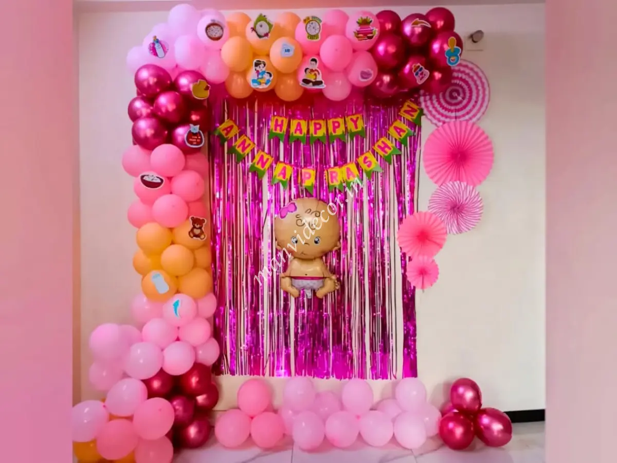 Annaprashan Balloon Decoration