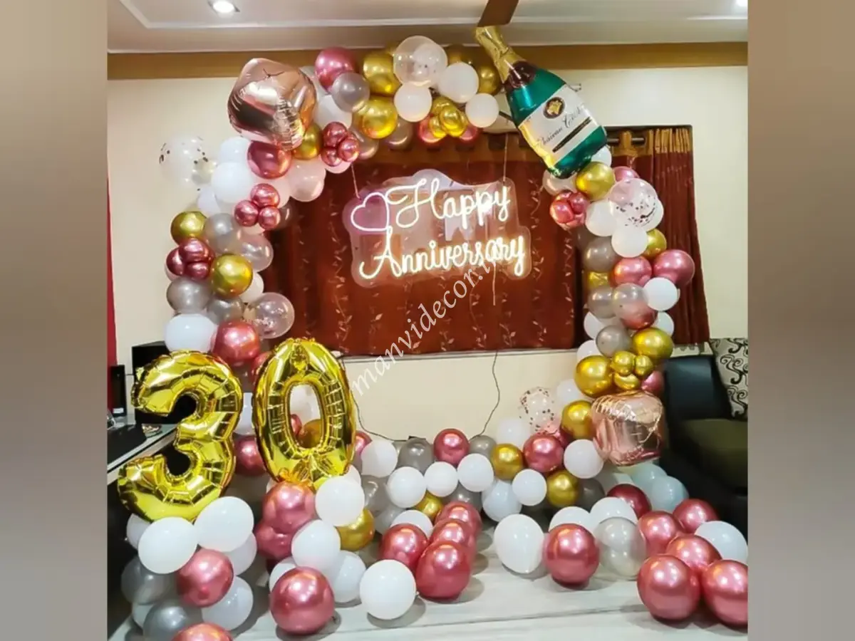 Anniversary Glow Ring Decoration