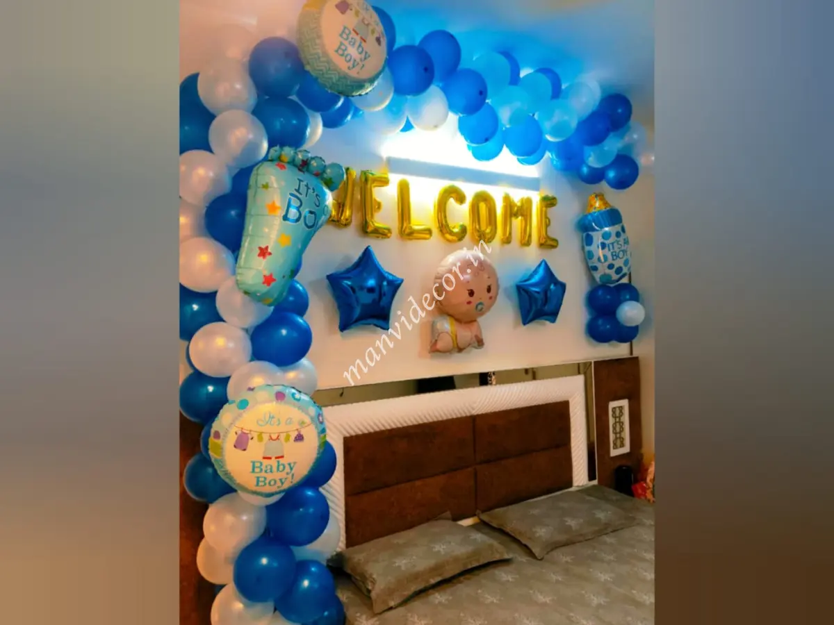 Baby Boy Welcome Glow  Decor
