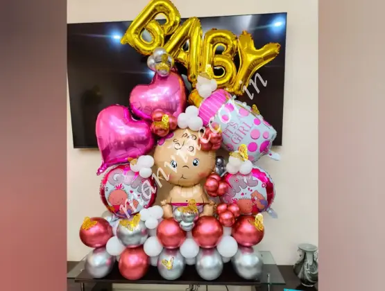 Baby Girl Marquee Decoration