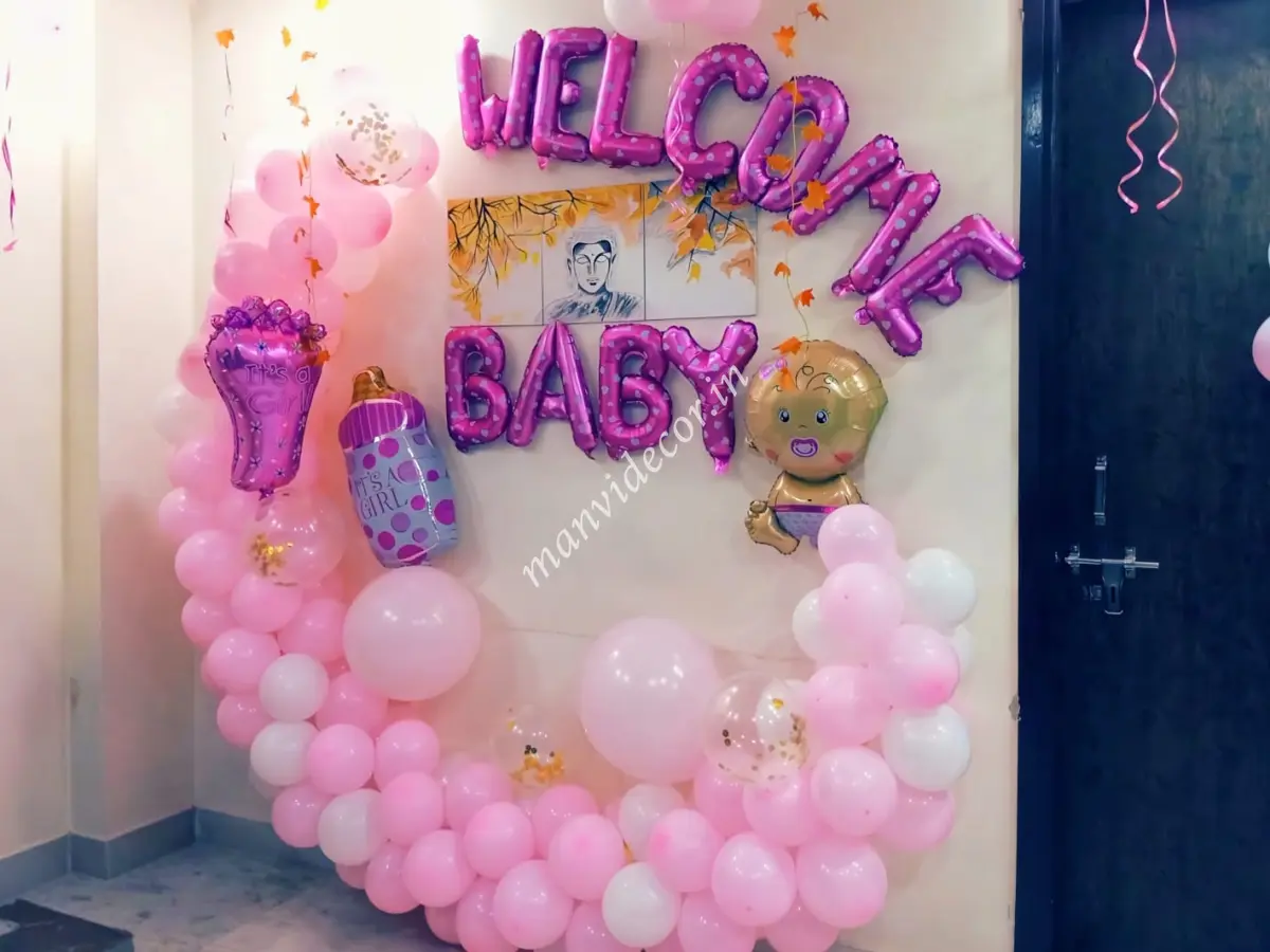 Baby Girl Welcome Decoration
