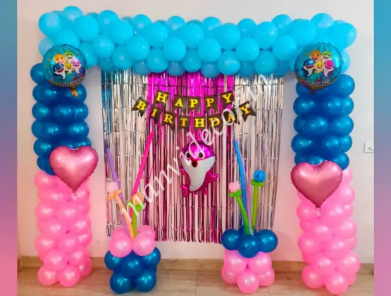 Baby Shark Balloon Decoration