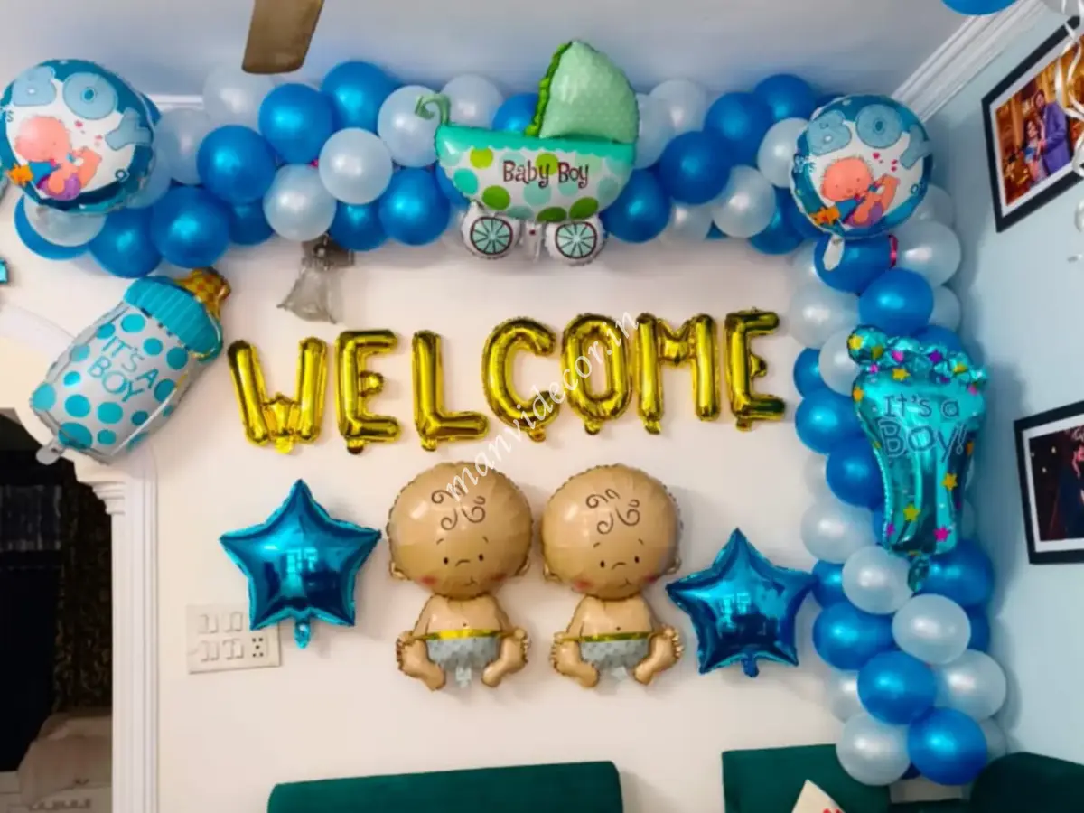 Baby Welcome Twins Decoration
