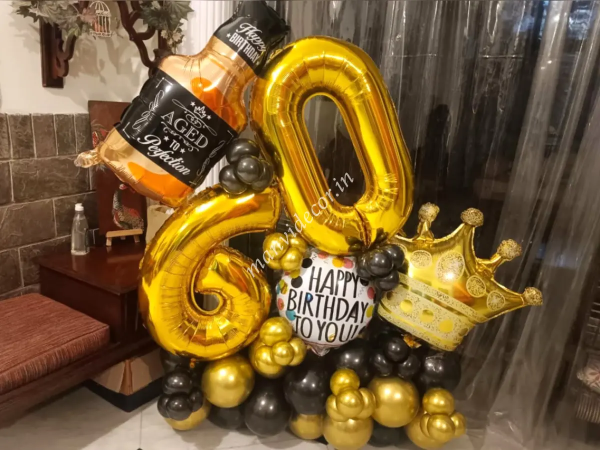 60th birthday surprise for him