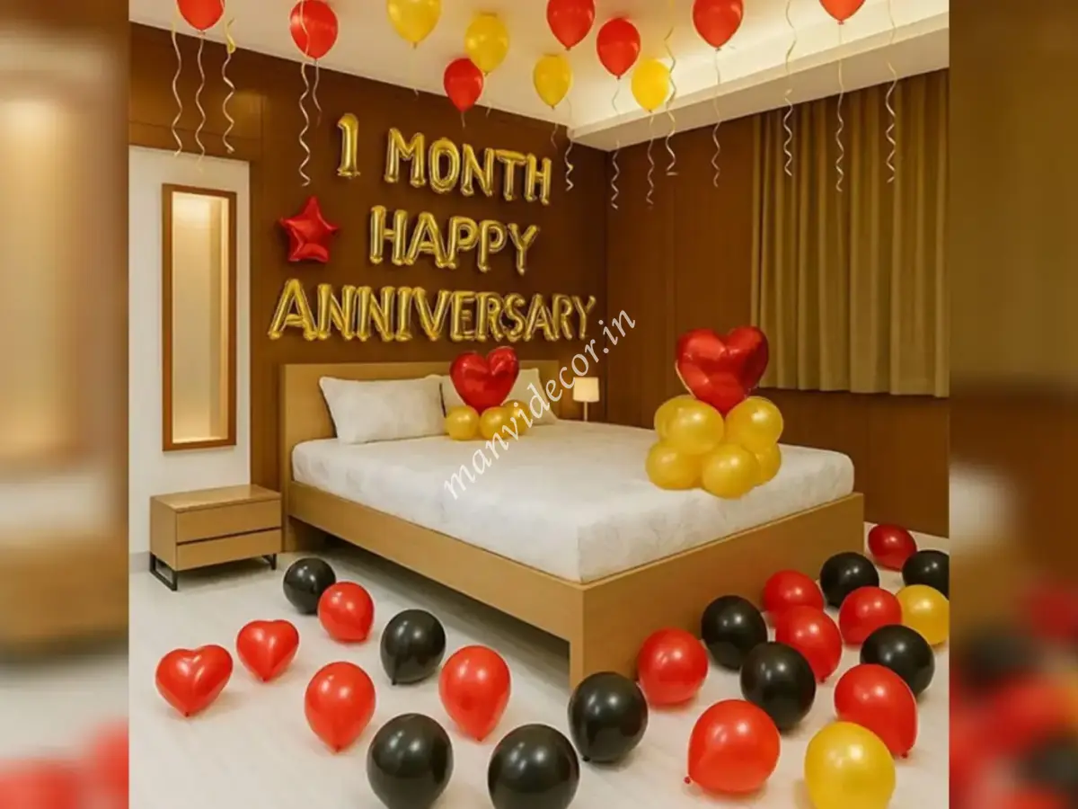 1st month anniversary decoration 