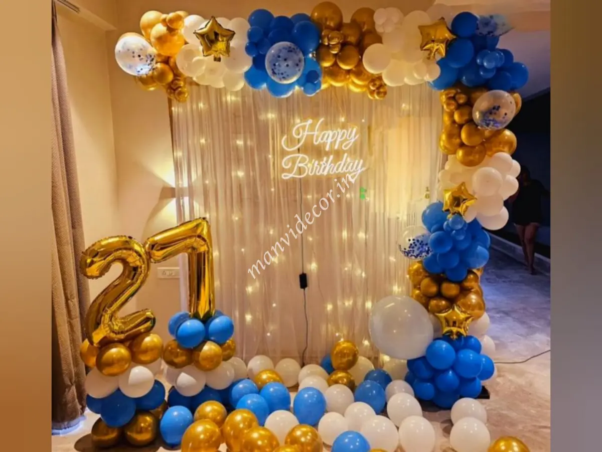 Birthday decoration at home in Delhi 