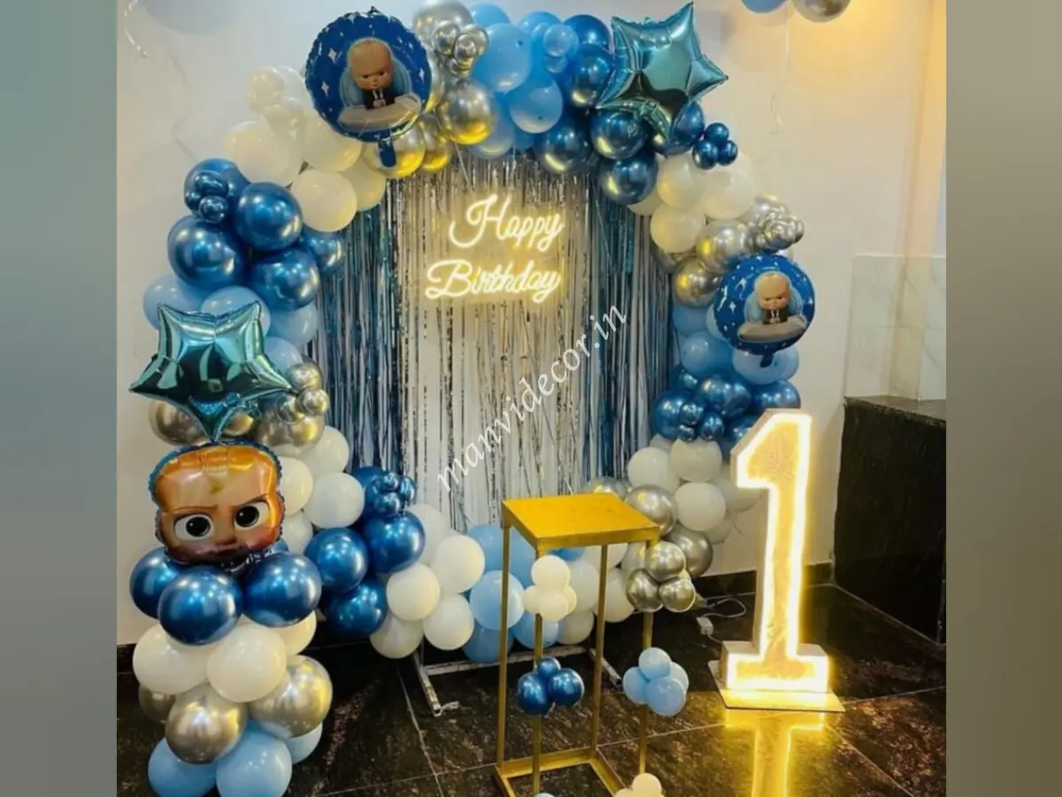 Boss Baby Ring Decor for 1st Birthday