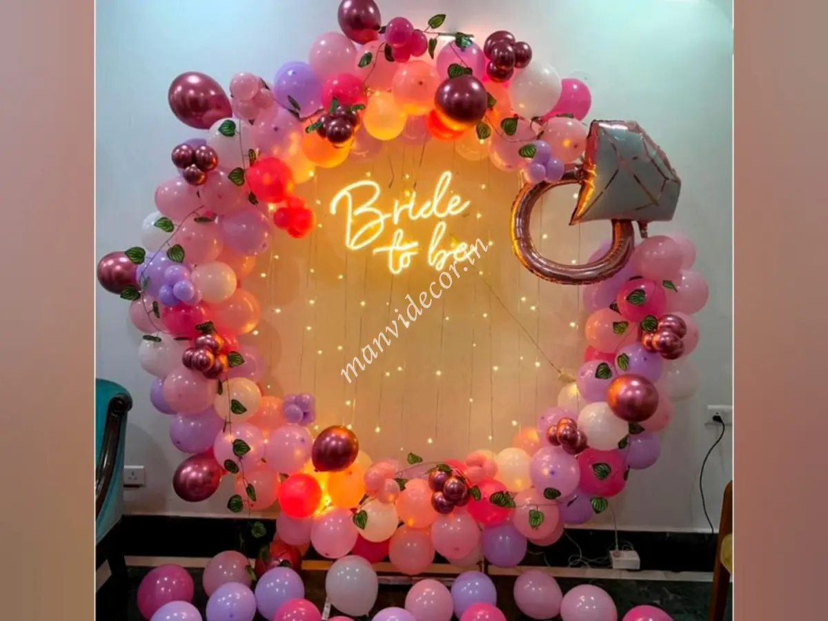 Bride To Be Ring Setup