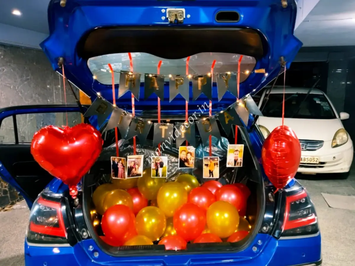 Car Boot Surprise For Birthday