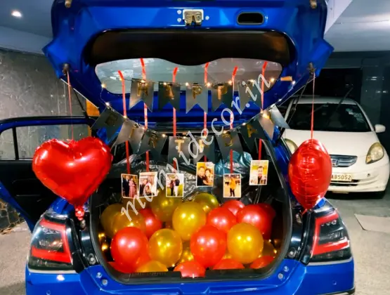 Car Boot Surprise For Birthday