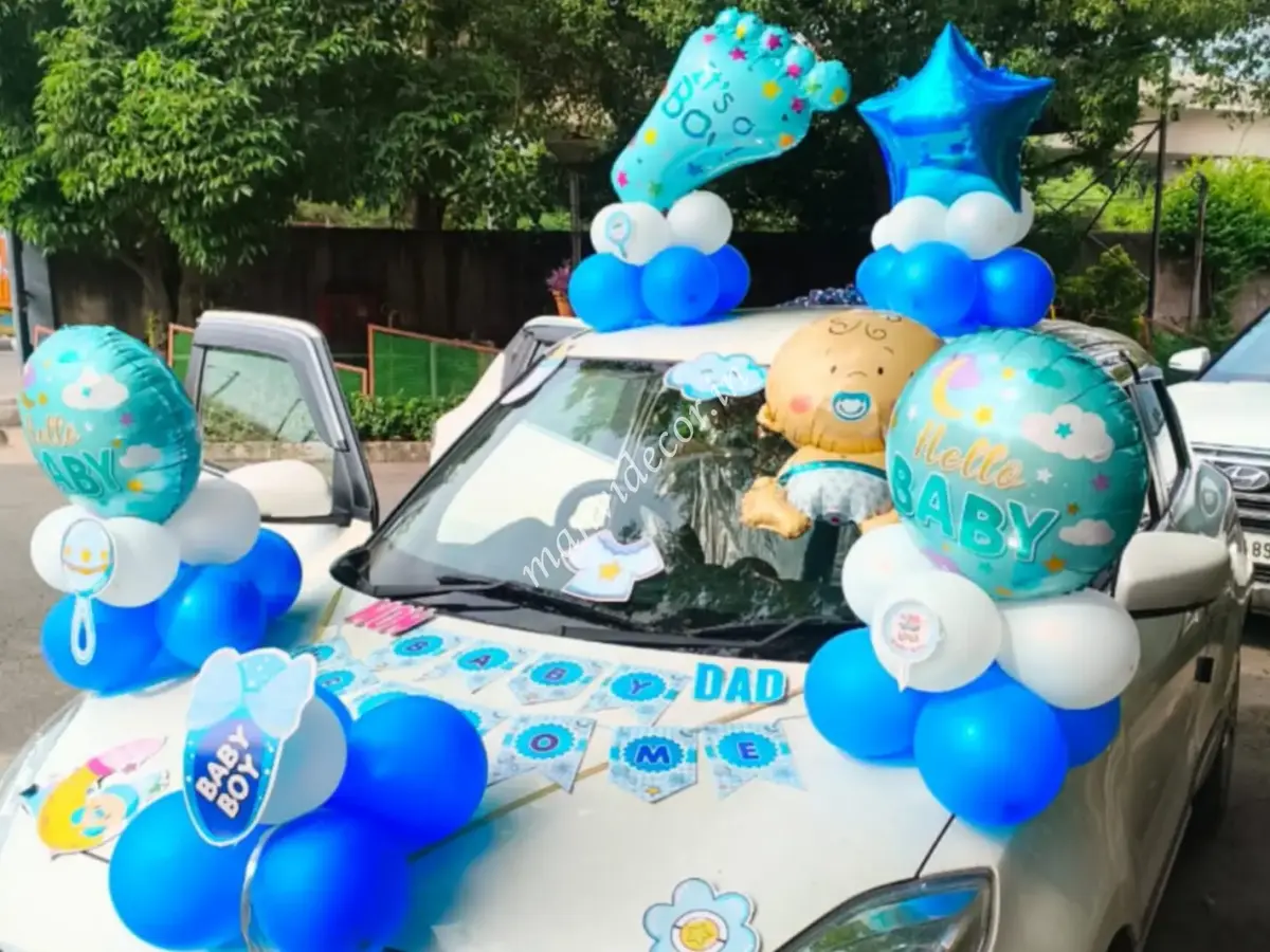 Car Boot Welcome Decoration For Boy