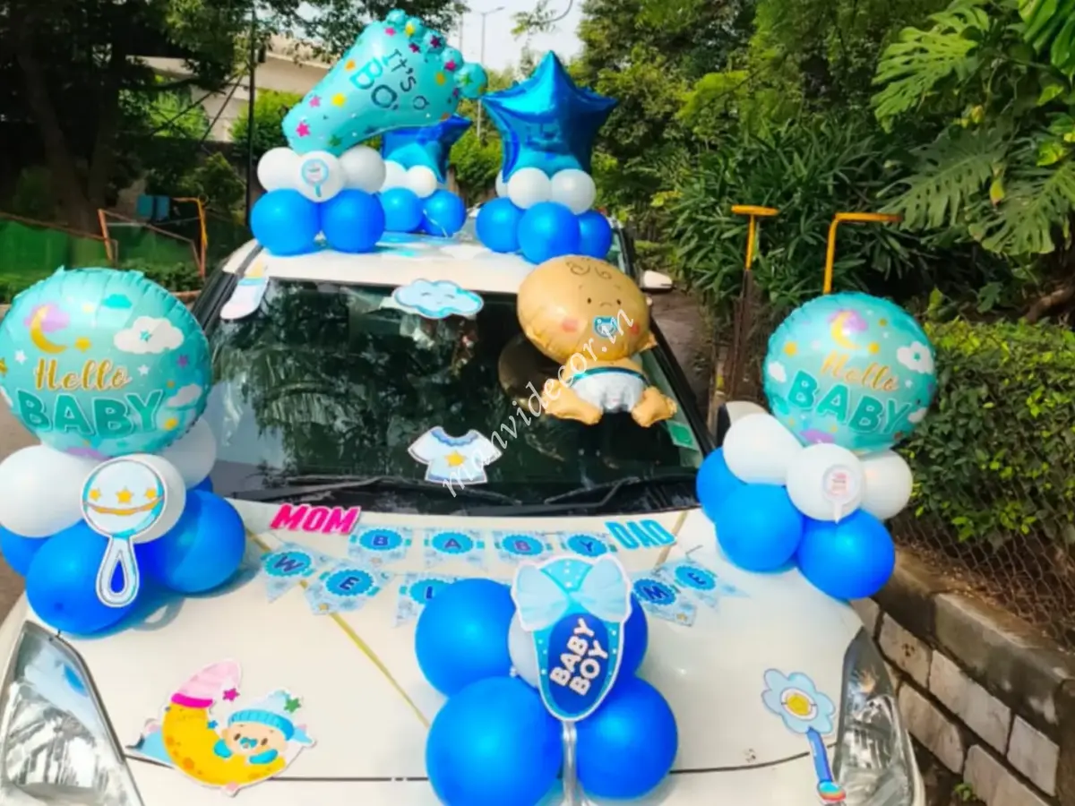 Car Boot Welcome Decoration for Boy