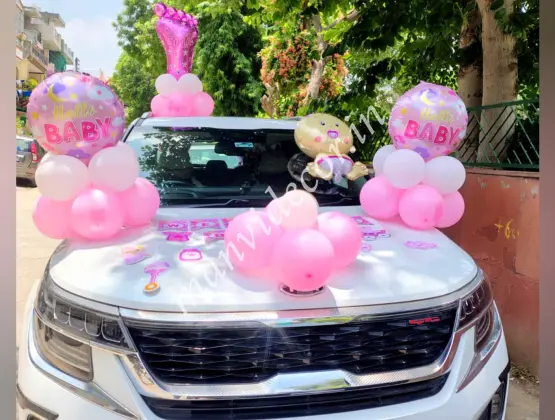 Car Decor For Baby Girl Welcome