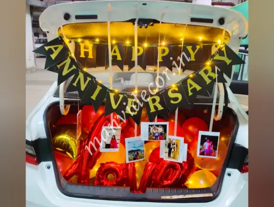 Car Dikki Anniversary Decor