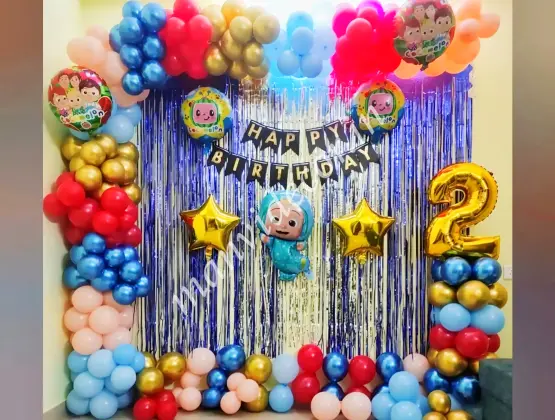 Cocomelon Theme Balloon Decoration