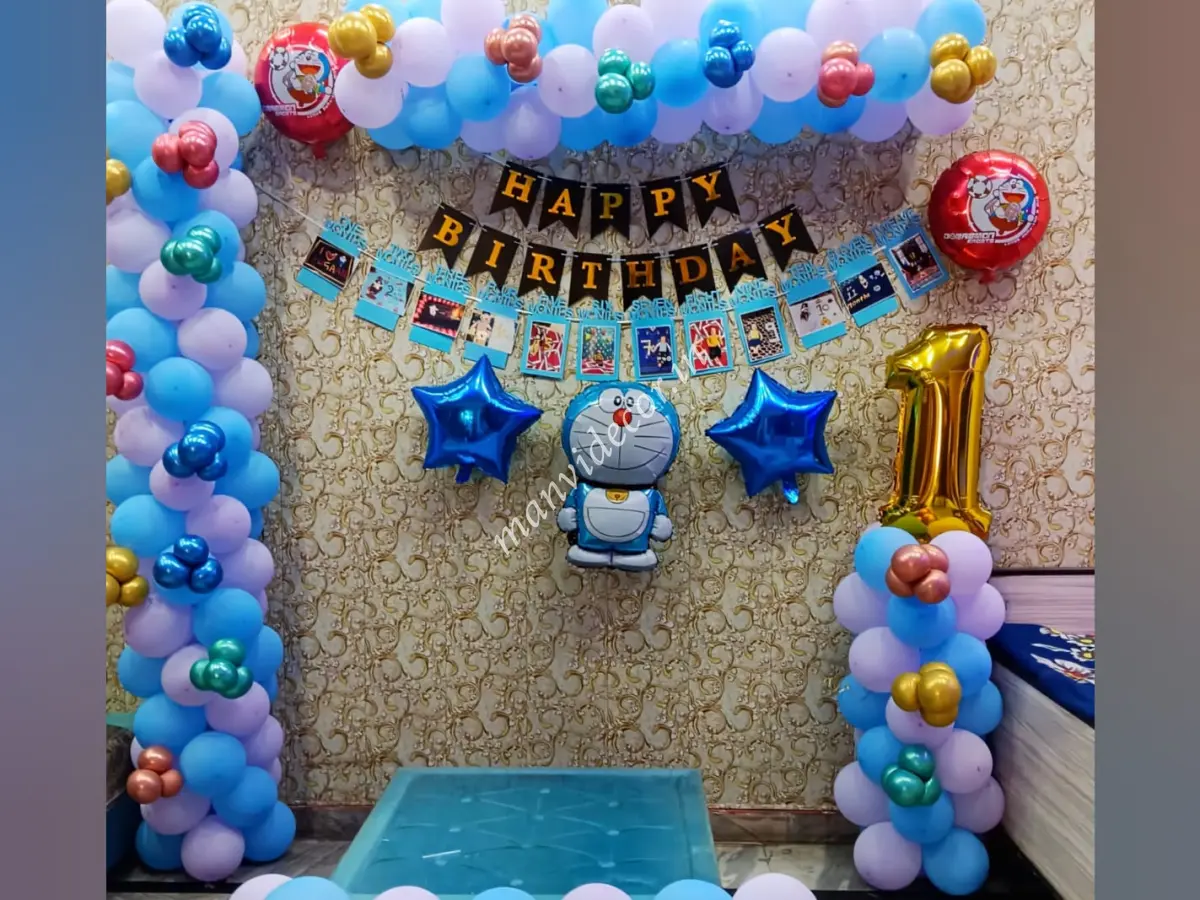 Doraemon theme decoration for kids