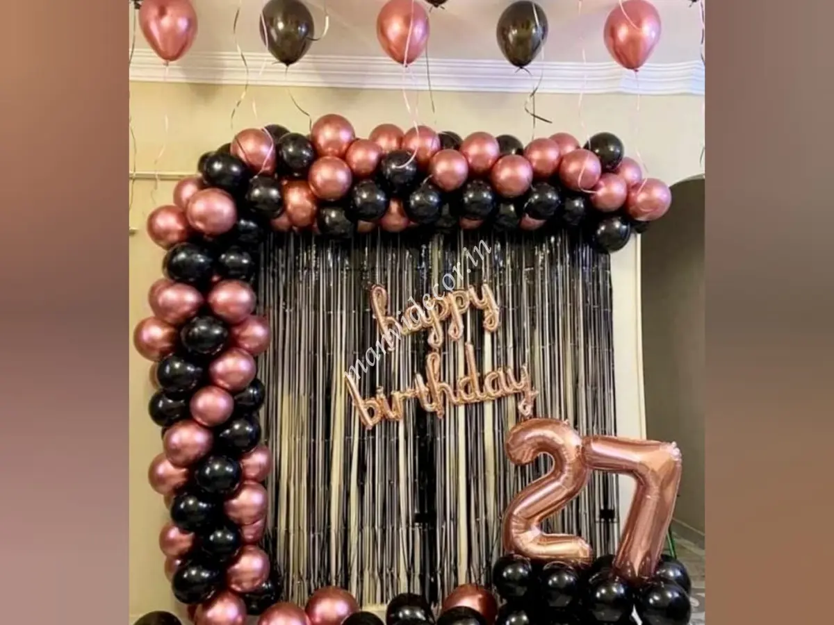 27th birthday decoration at home 