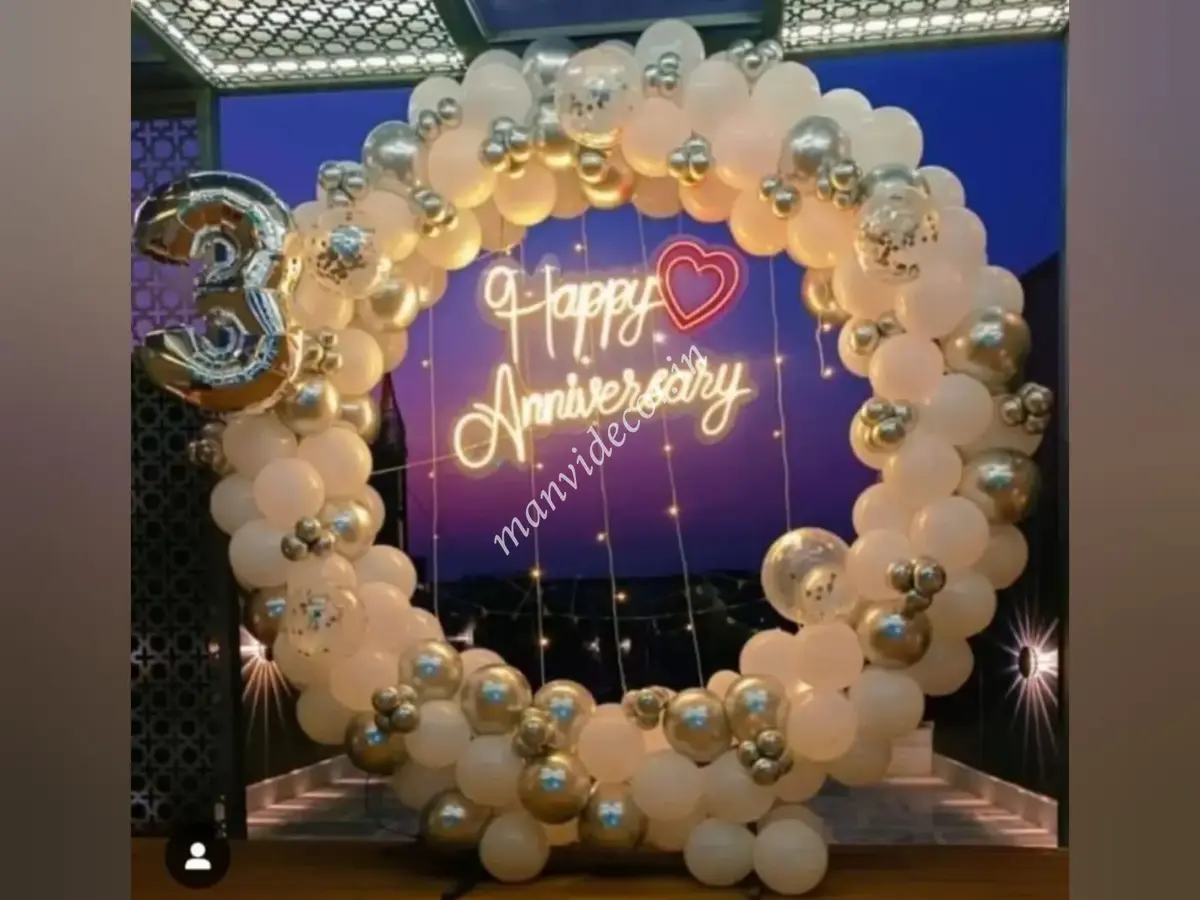 3rd anniversary ring setup