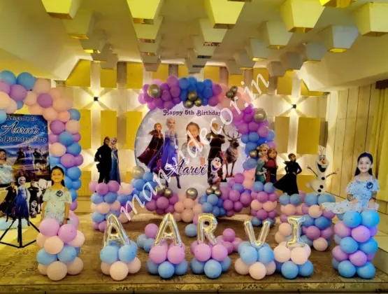 Frozen Theme Stage Decor