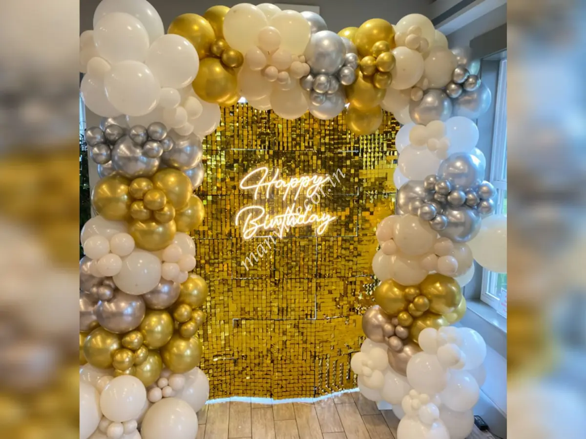Glimmering Birthday Sequin Surprise