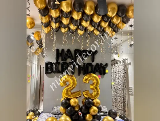 Golden and Black Surprise Decor