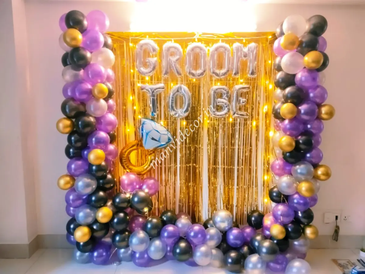 Groom To Be Surprise Decor