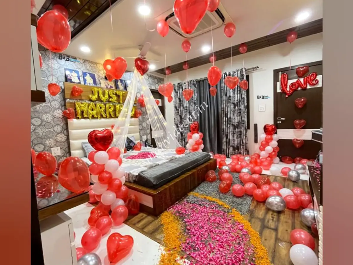 Flower decoration for first night