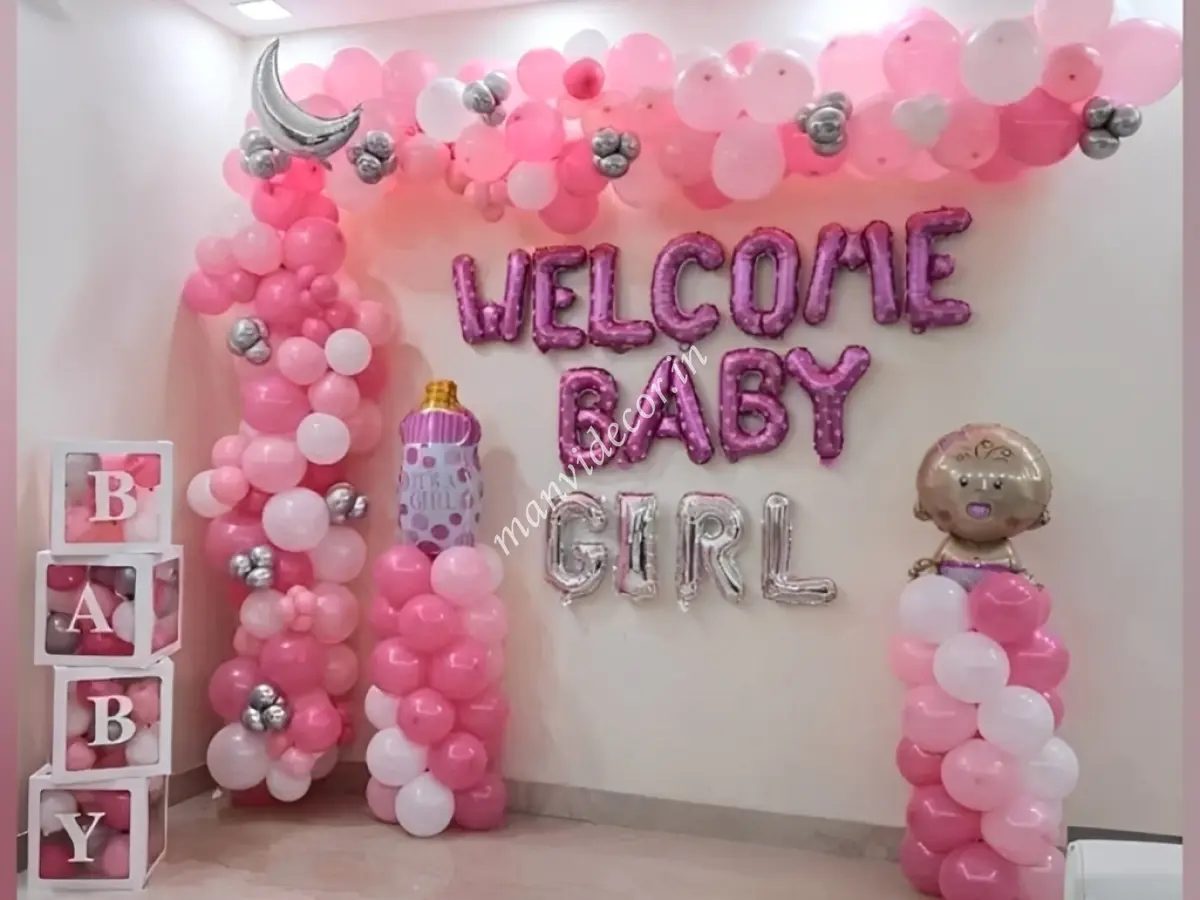 Little Princess Arrival Balloon Decor