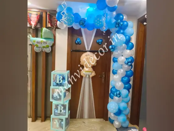 Newborn Baby Boy Arrival Decor