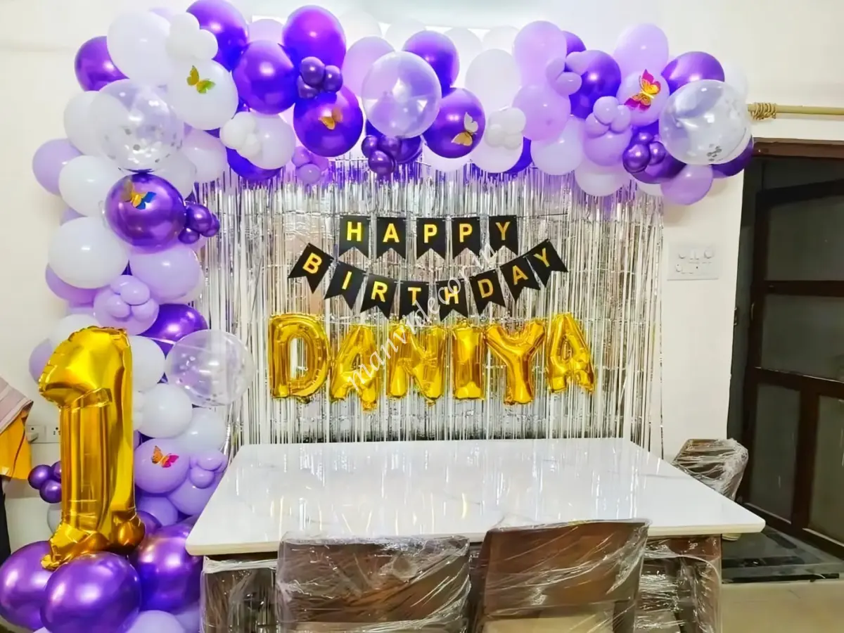 Garland decoration for birthday