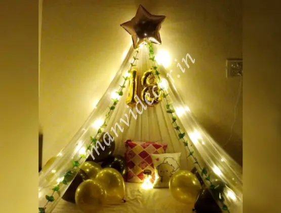 Romantic Cabana Glow Decor