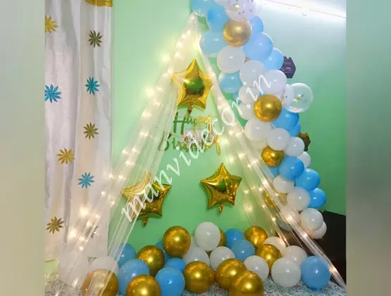 Romantic Canopy Balloon Decoration