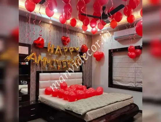 Romantic Red Anniversary Spark Setup