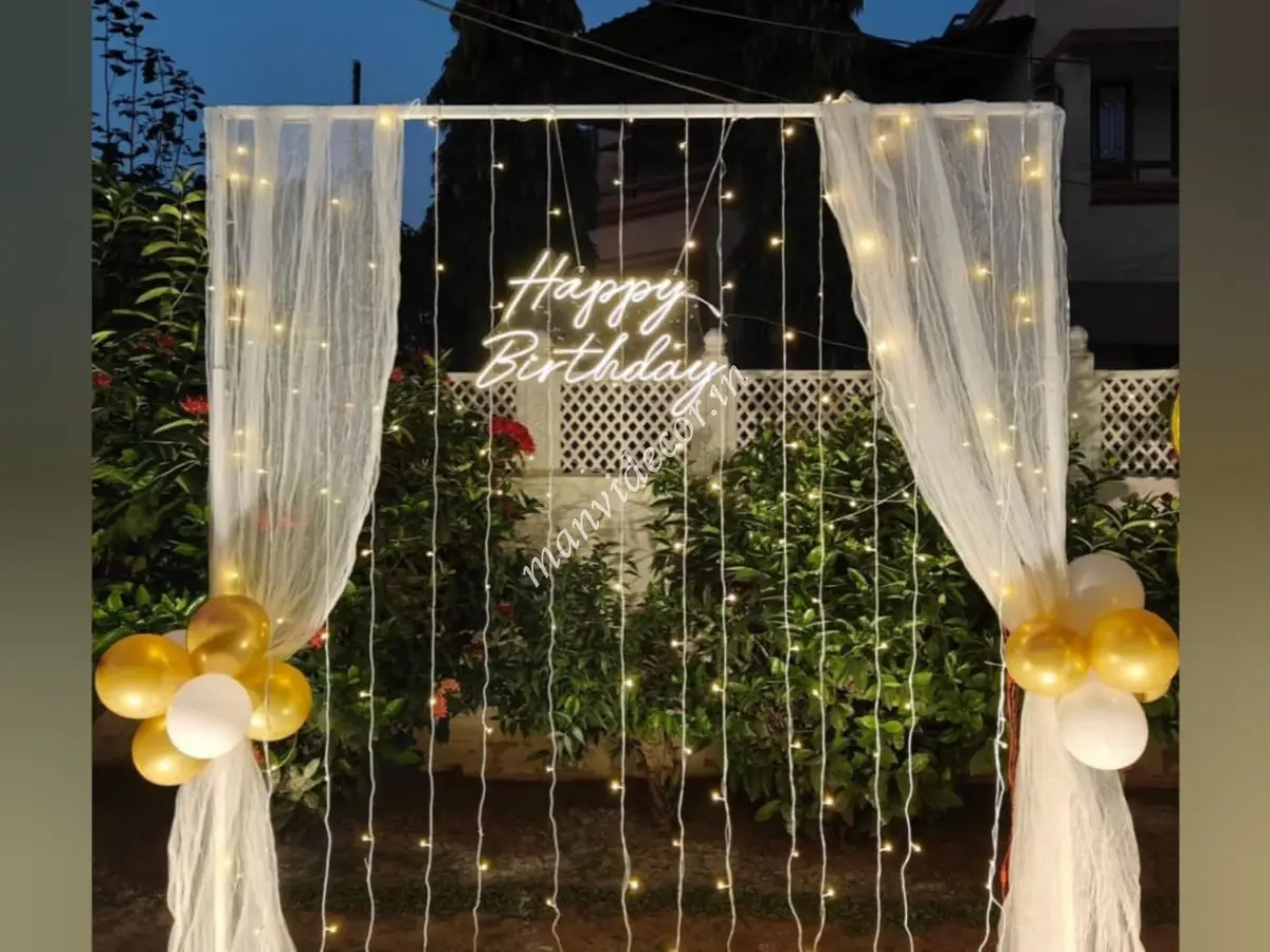 Special Birthday Decoration at Terrace