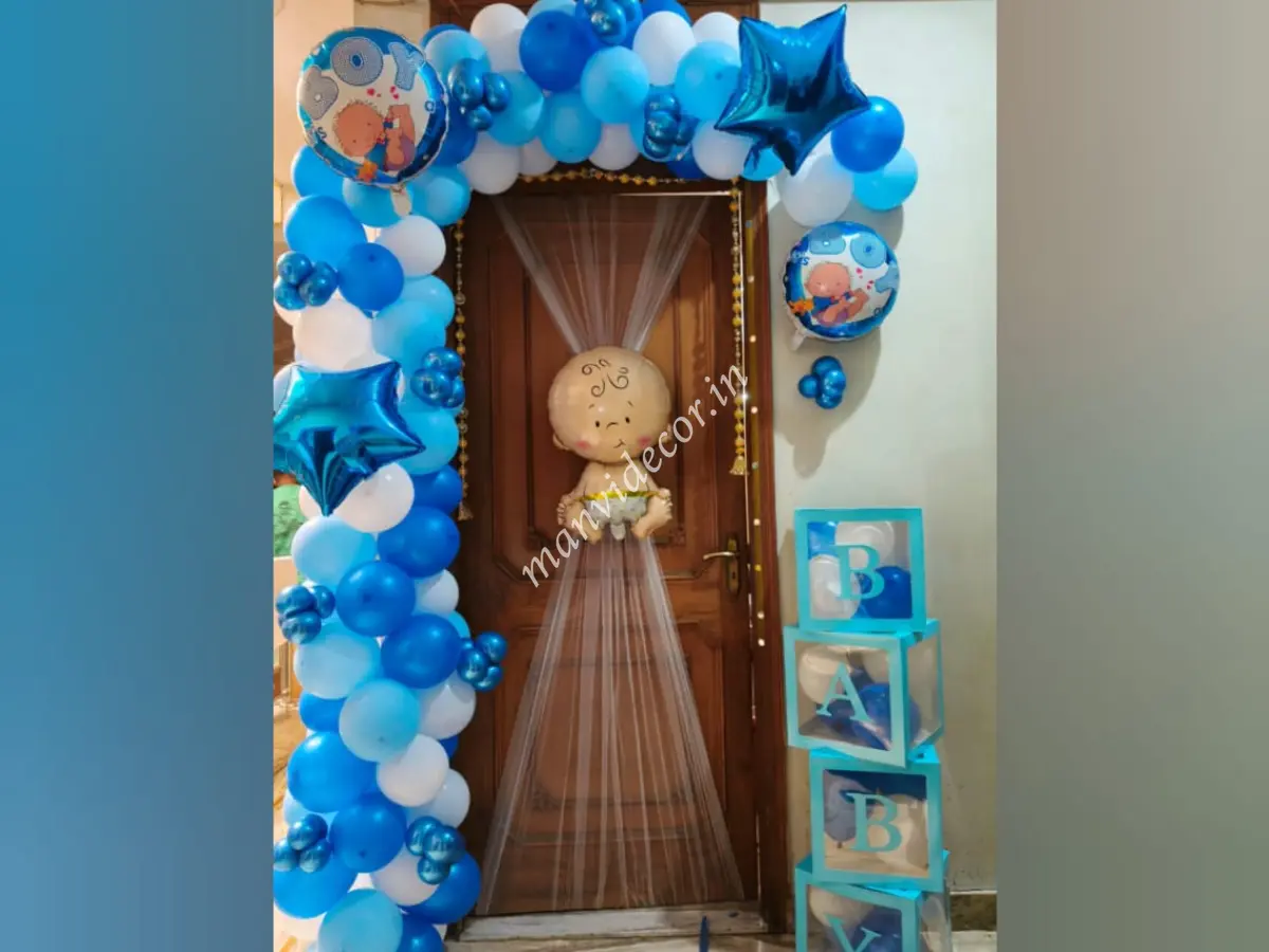 Baby welcome main gate decoration 