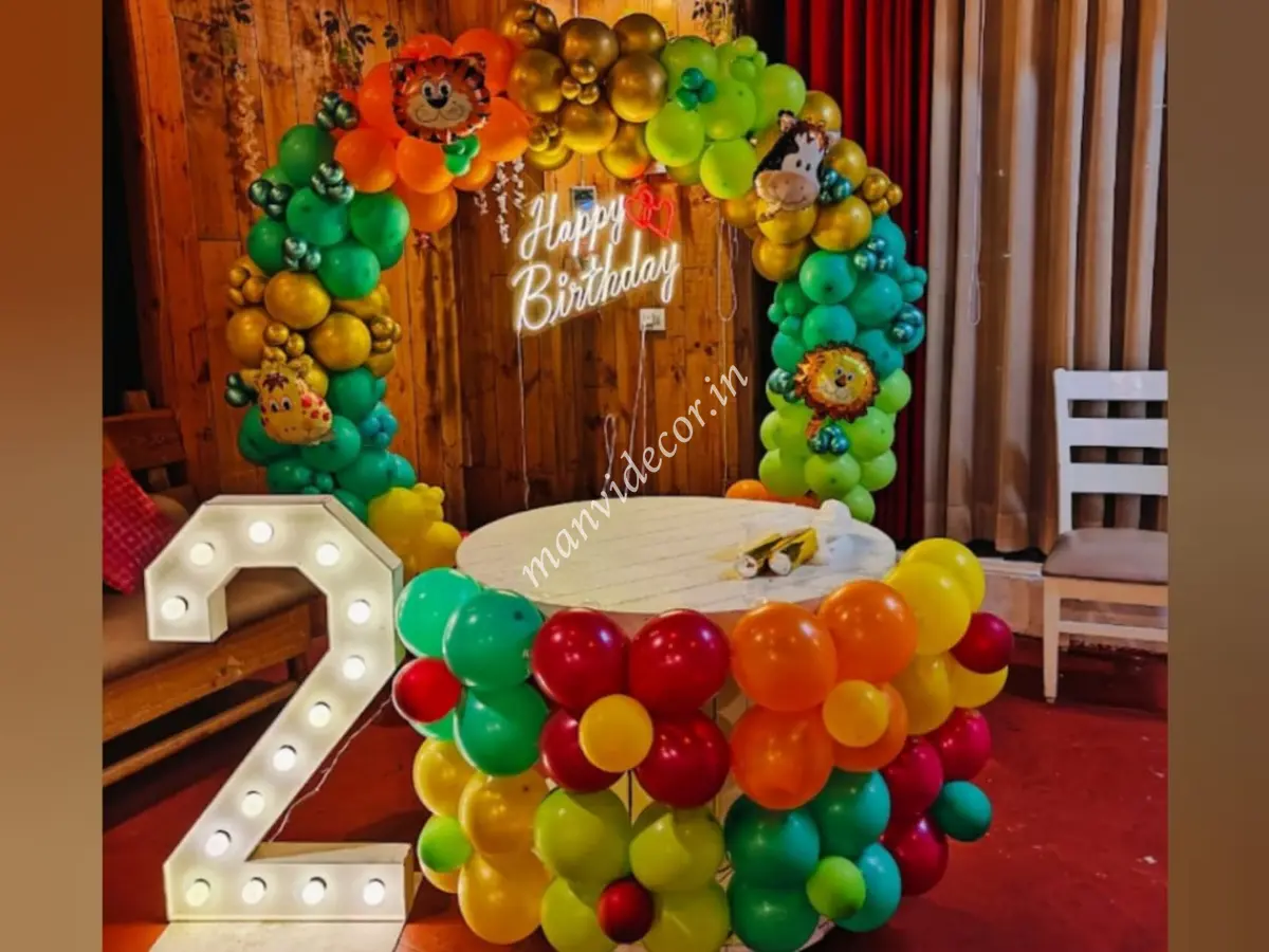 2nd birthday decoration surprise setup