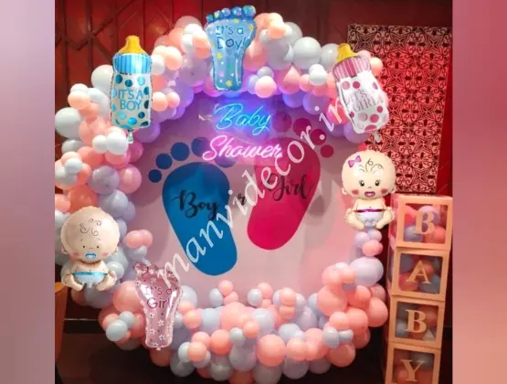 Pastel Baby Shower Ring Decoration