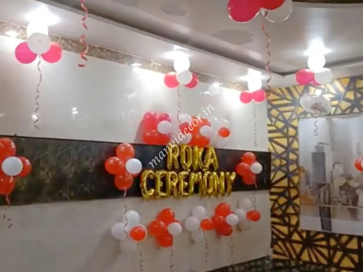 Engagement decoration at home near me 