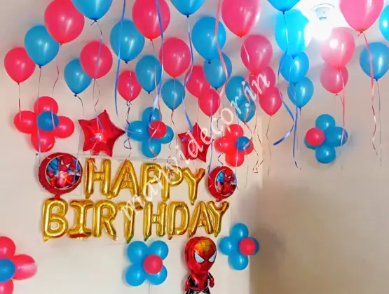 Spiderman Birthday Wall  Decoration
