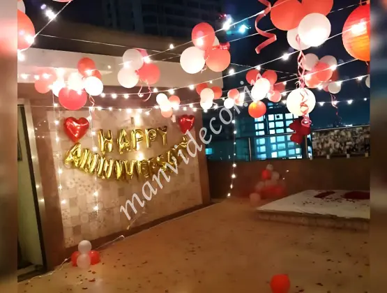 Terrace Love Anniversary Decor