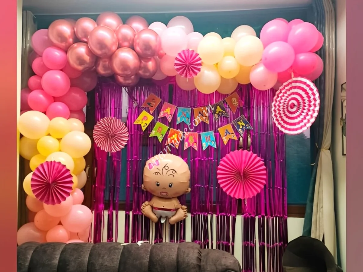 Baby Annprashan Balloon Setup