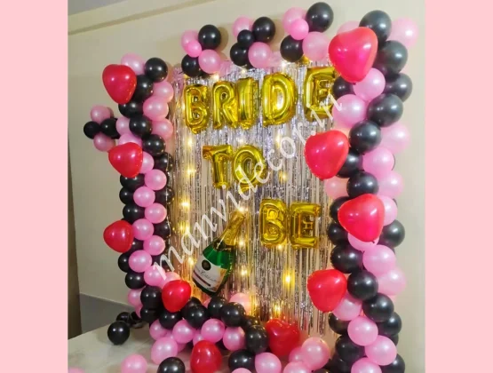 Bride To Be Champagne Balloon Decor