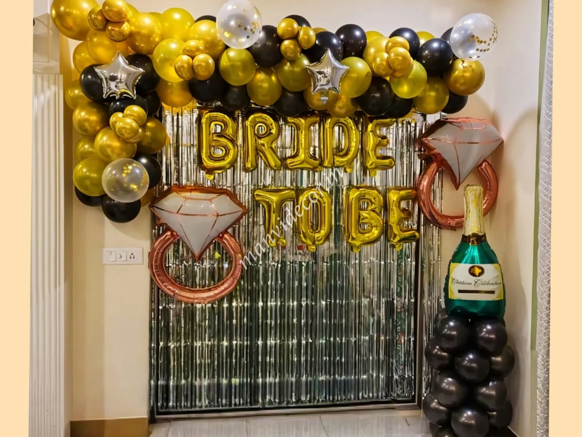 Bride To Be Surprise Balloon Decor
