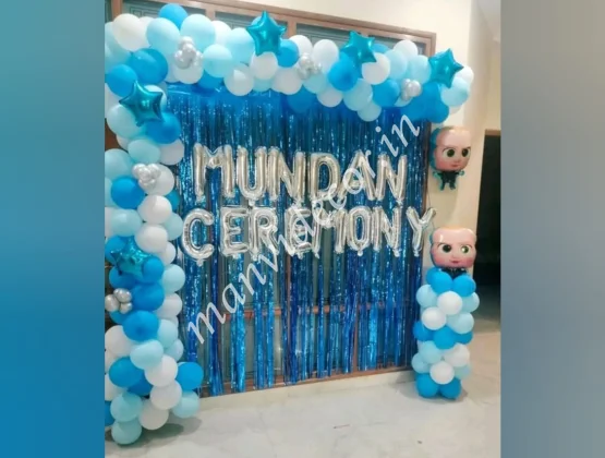 Little Boy Mundan Decor